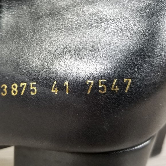 Common Projects Women By Zip Ankle Boot, Black Leather, Womens Size 11 / 41 - Picture 12 of 13